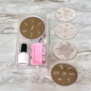 🪞 konad image plate stamping nail art beauty salon do it yourself 7 piece set